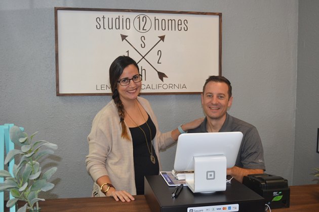 Jamie and John Tulack recently opened Studio 12, a downtown Lemoore store offering many home services, including staging, home design and more.